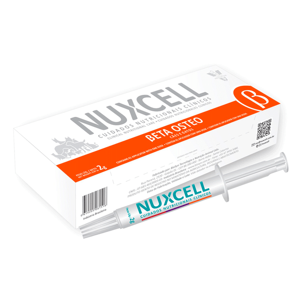 Suplemento Nuxcell Beta Osteo para Cães e Gatos 2 g