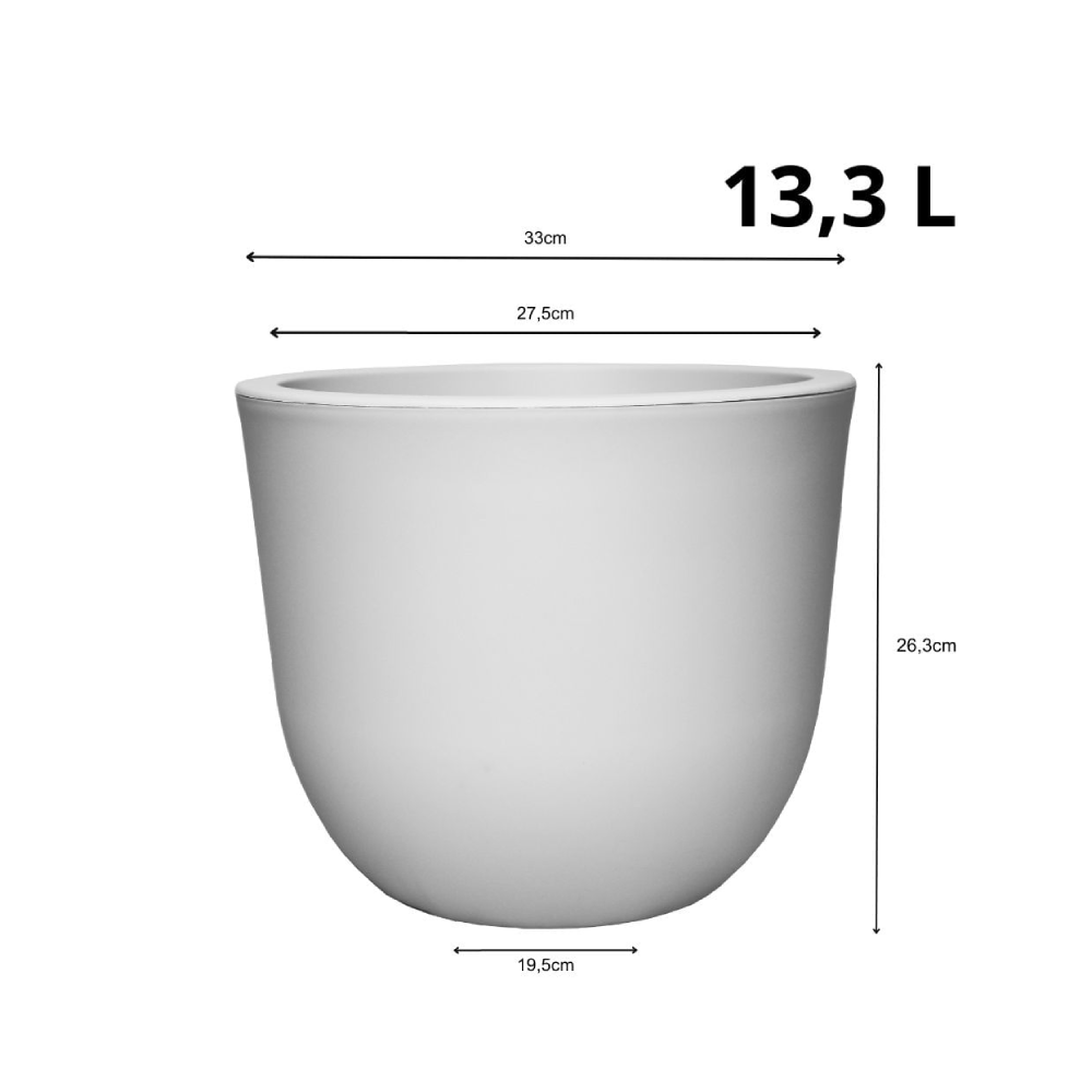 Vaso Concept Redondo Japi Travertino