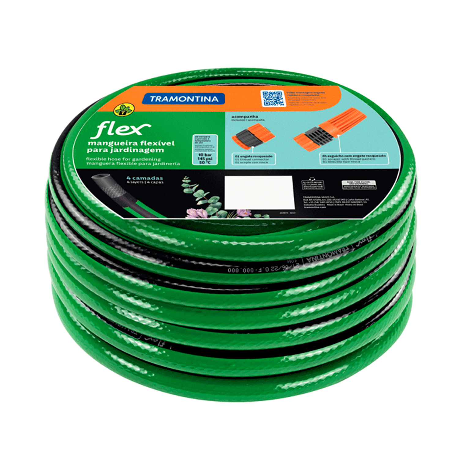 Mangueira-Flex-Verde-com-Engate-e-Esguicho-Tramontina