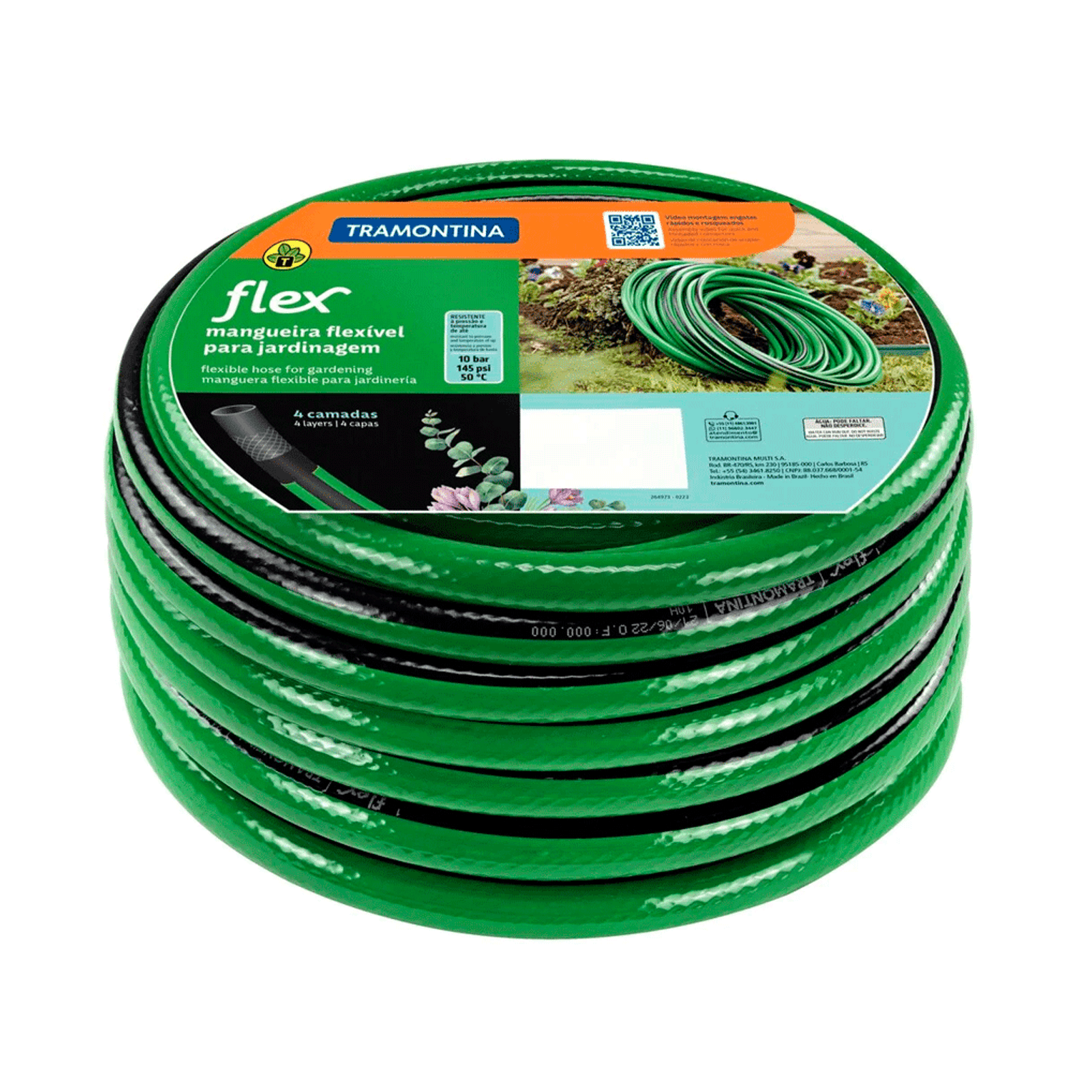 Mangueira-Flex-Verde-Tramontina
