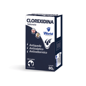 Sabonete Clorexidina para Cães e Gatos - 80g