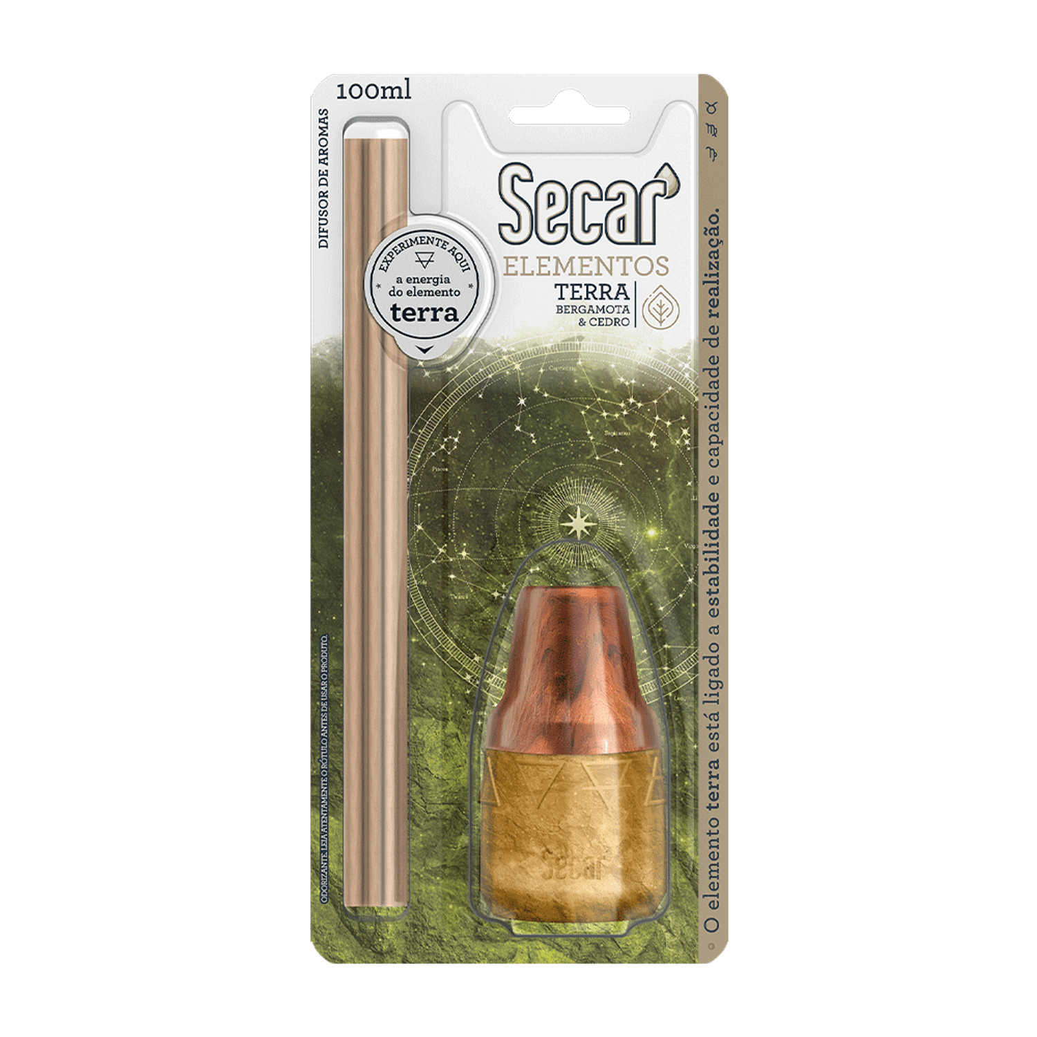 Difusor Aromas Secar Elementos Terra
