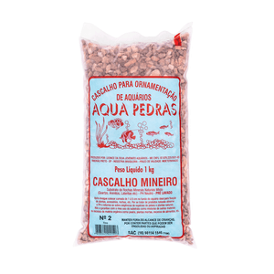 Cascalho Mineiro para Aquário Nº 2 Aqua Pedras – 1 kg