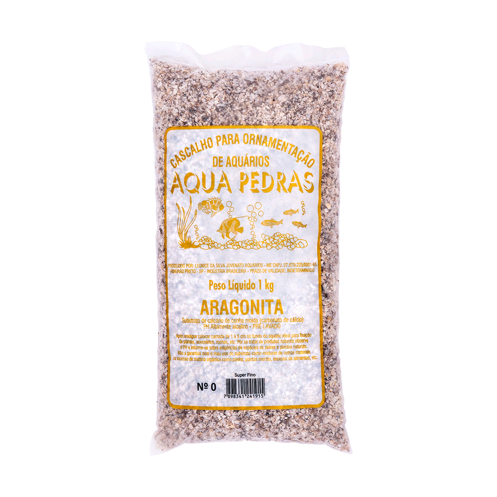 Cascalho Aragonita Aqua Pedras Nº 0