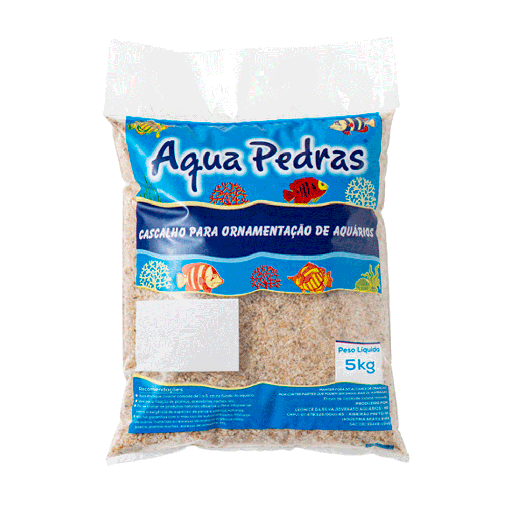 Cascalho para Aquário Aqua Pedras Nº 0