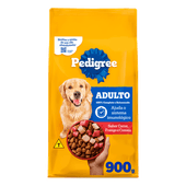 Ração Pedigree Carne Frango e Cereais Cães Adultos Raças Médias e Grandes 900g