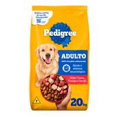 Ração Pedigree Cães Adultos Raças Médias e Grandes Carne, Frango e Cereais