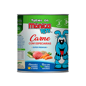 Ração Úmida Turma da Mônica Cães Carne com Especiarias
