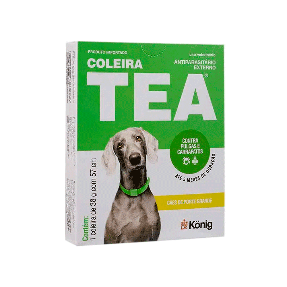 Tea Coleira Antipulgas para Cães