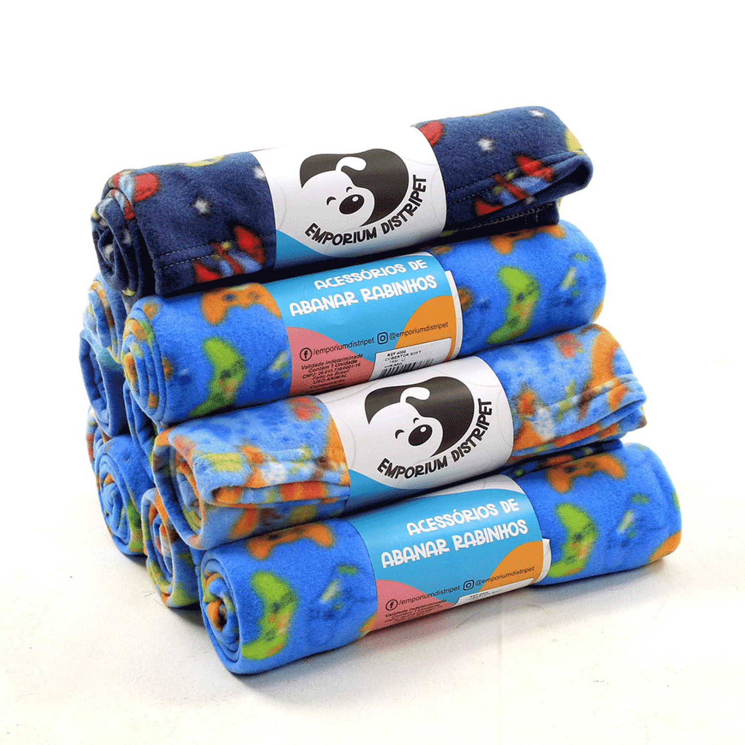 Cobertor-Soft-para-Caes-e-Gatos-Emporium-Distripet-Azul