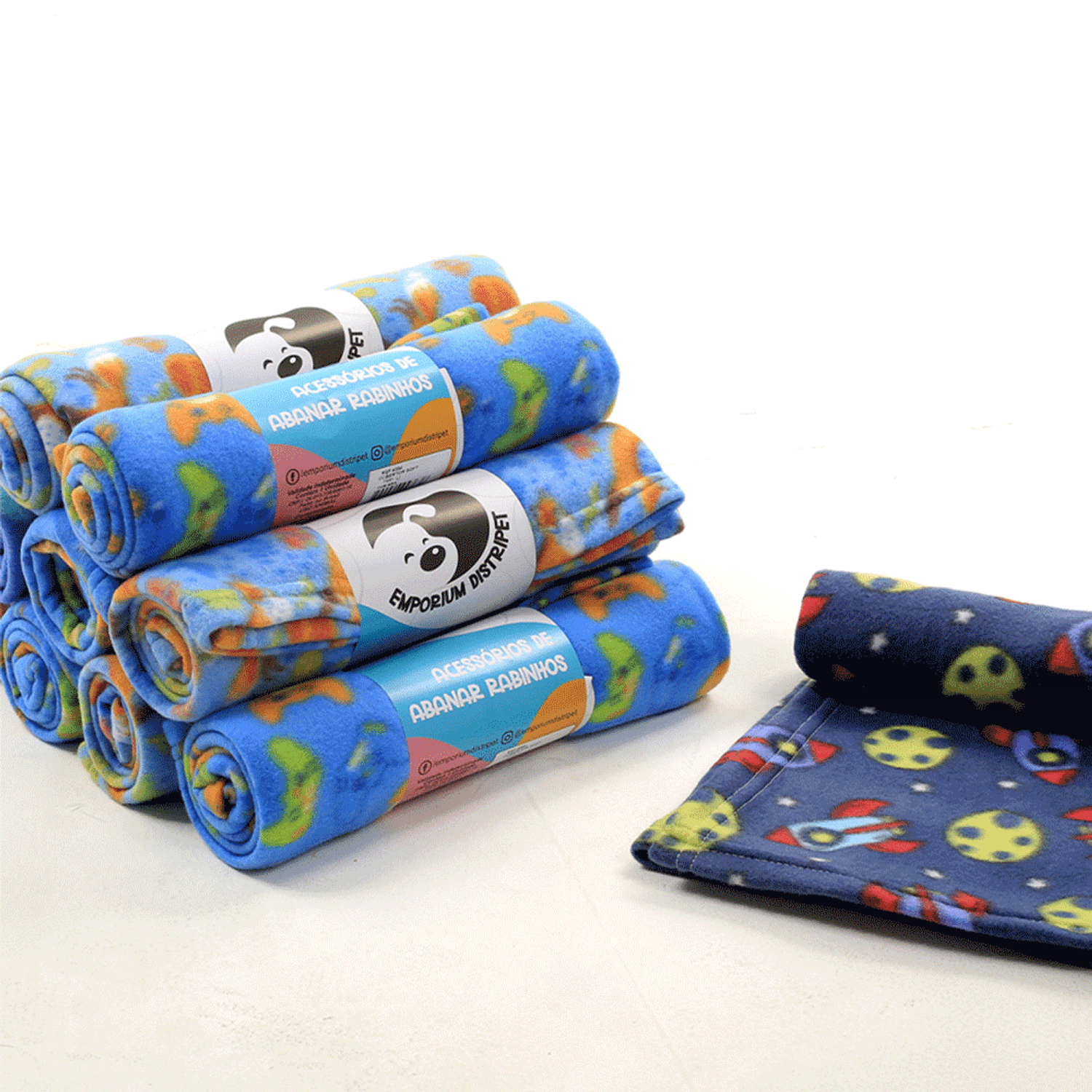 Cobertor-Soft-para-Caes-e-Gatos-Emporium-Distripet-Azul