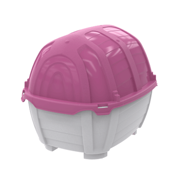 Casinha-Stone-House-Plast-Pet-Cinza-e-Rosa--verso