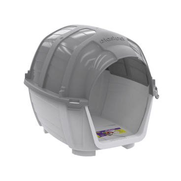 Casinha-Stone-House-Plast-Pet-Cinza-e-Taupe--lateral