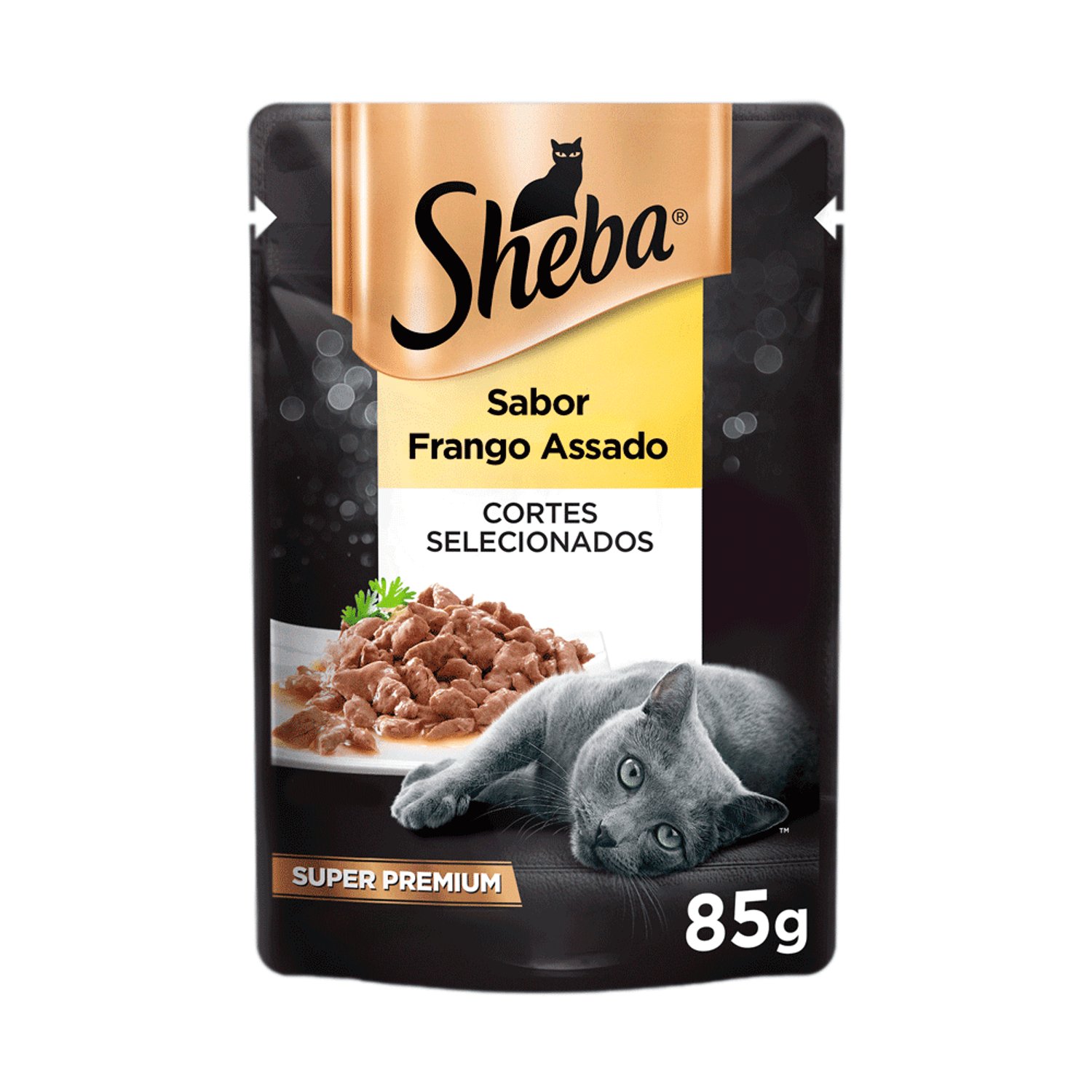 Racao-Umida-Sheba-Gatos-Adultos-Sache-Frango-Assado-85g