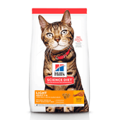 Ração Hill's Science Diet Light Gatos Adultos Frango