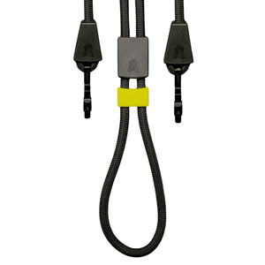 Guia Dupla de Corda com Ajuste de Punho 120cm Zaylo Preto - Único