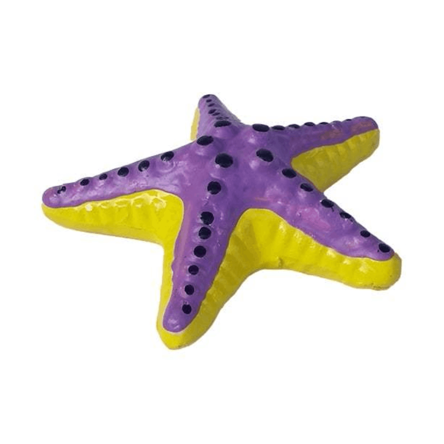 Enfeite Estrela Mini Decorada Trema lilás de lado