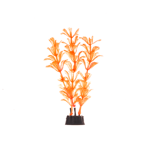 Planta Plástica para Aquário Tudo Pet Laranja - Mini