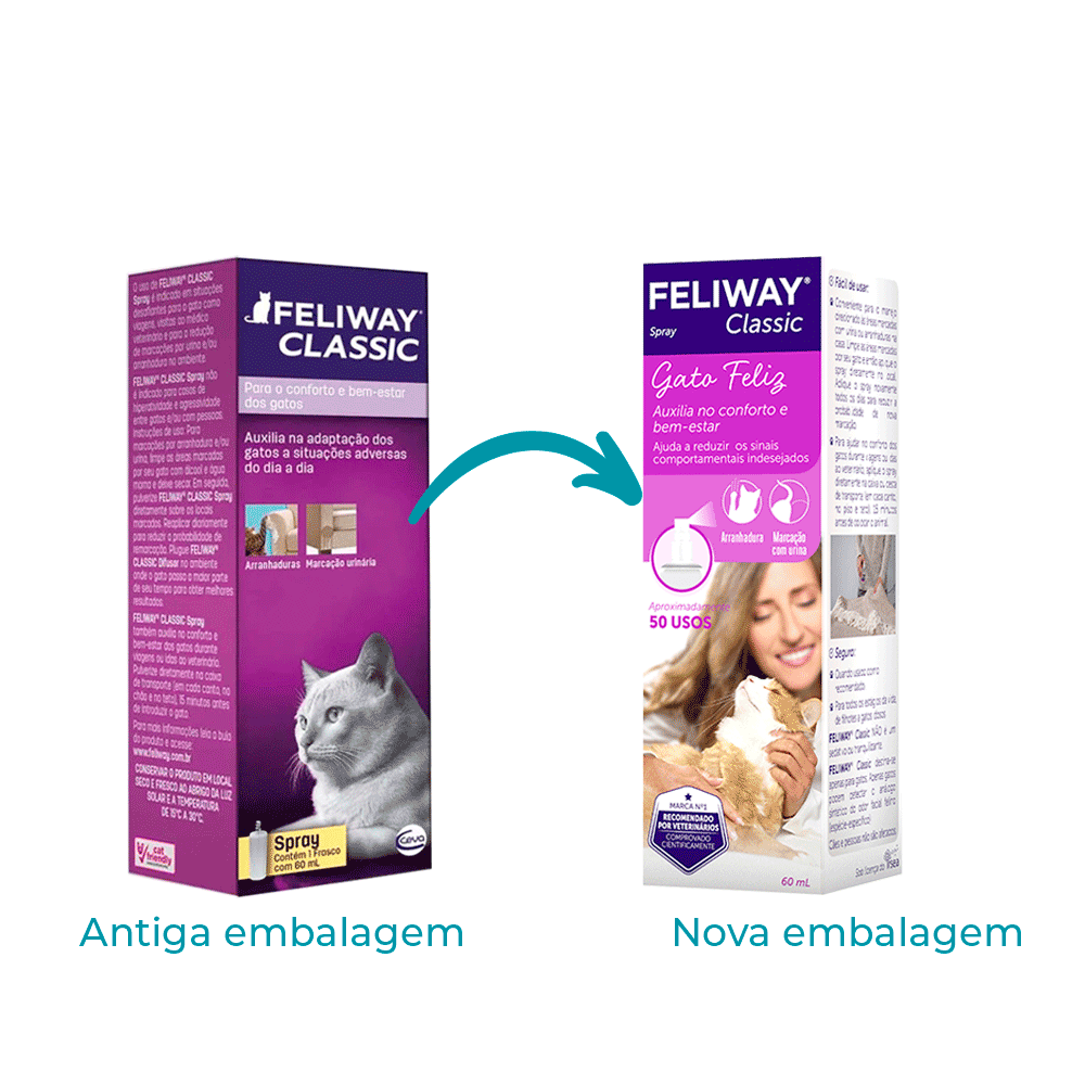 Feliway Spray Classic para gatos em oferta Cobasi