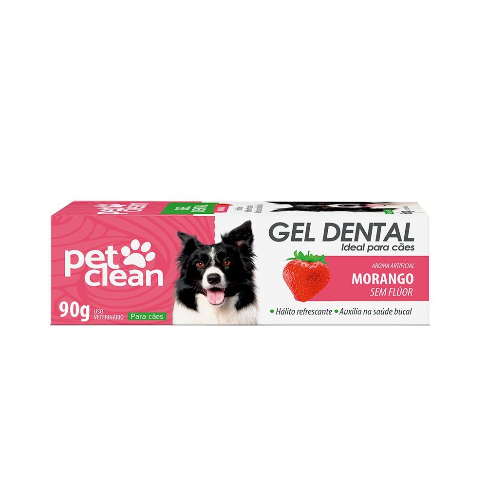 Gel Dental Morango para Cães Pet Clean