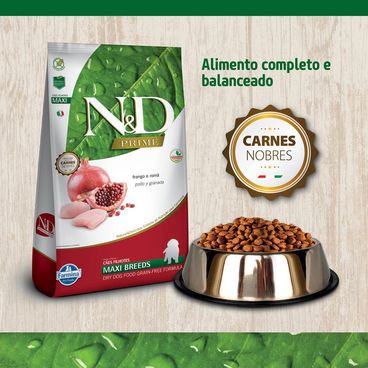 Ração NeD Prime Cães Puppy Maxi Carne nobre