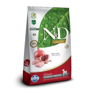 Ração N&D Prime Cães Adultos Medium Frango