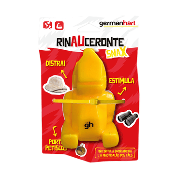 Brinquedo Rinoceronte para Cães Rinauceronte GermanHart embalagem frente