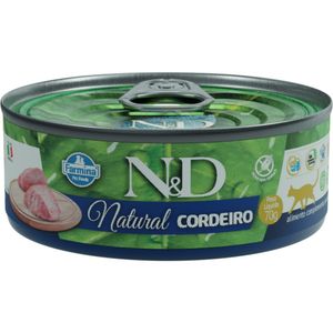 Ração Úmida N&amp;D Natural Gatos Cordeiro - 70 g