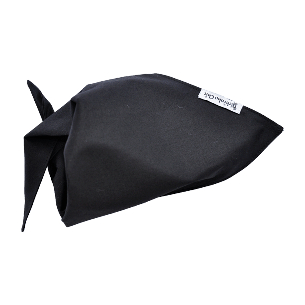 Bandana Básica Preta Bichinho Chic