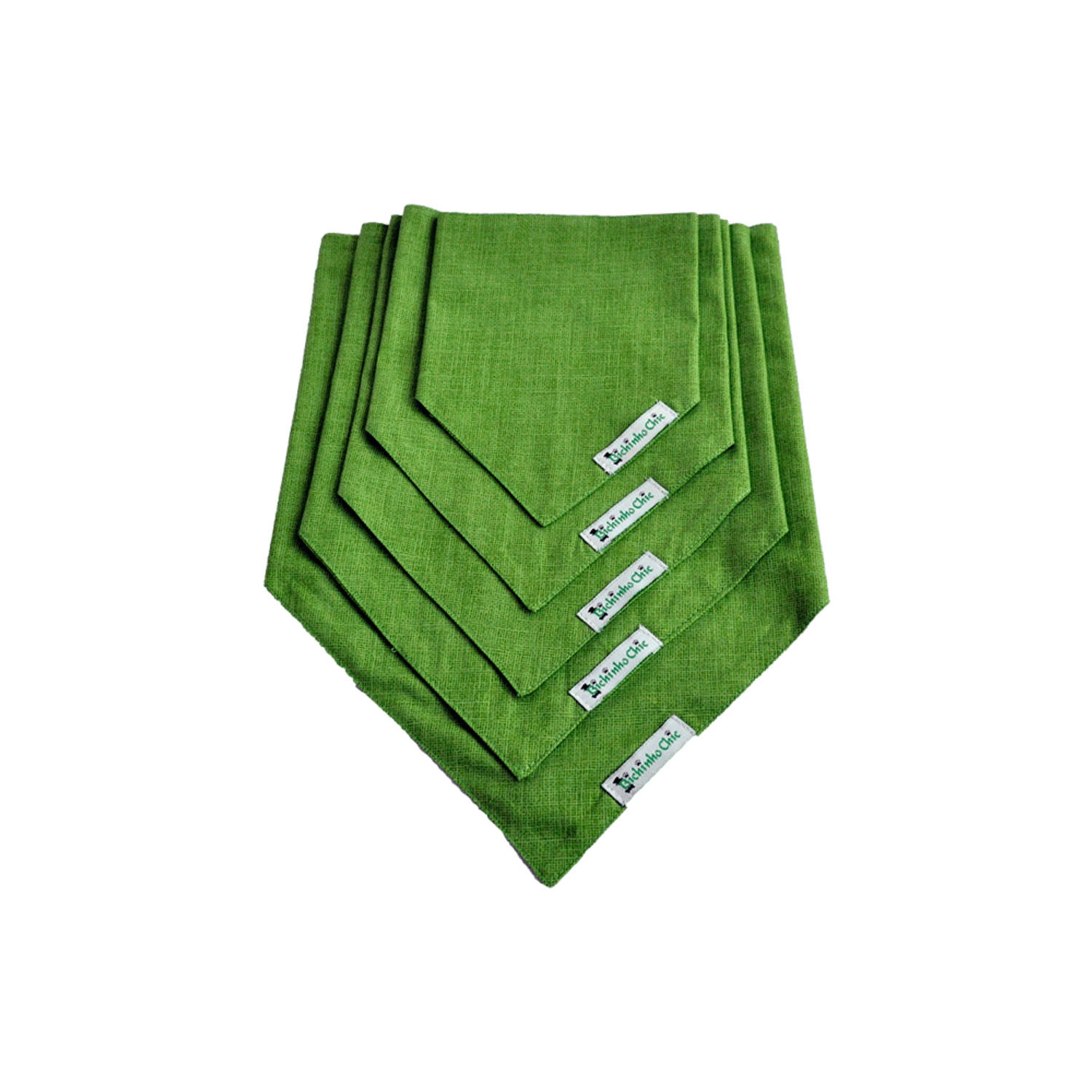 Bandanas Verdes Dobradas