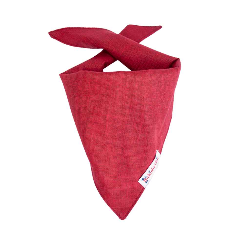 Bandana Básica Vinho Bichinho Chic