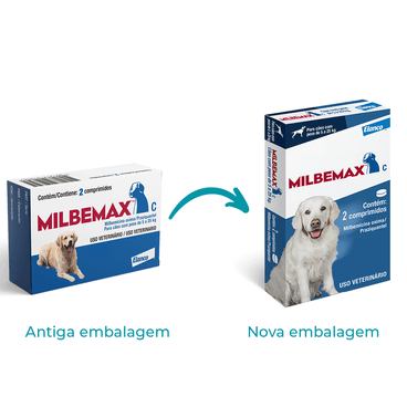 Embalagem antiga x nova