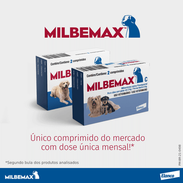 Vermífugo Milbemax C Cães