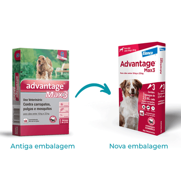 Embalagem antiga x nova