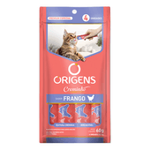 Petisco Origens para Gatos Creminho de Frango