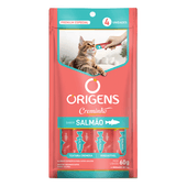 Petisco Origens para Gatos Creminho de Salmão