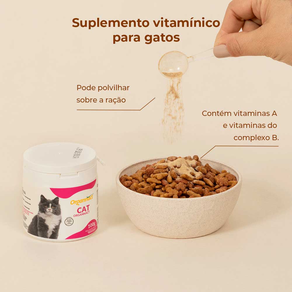 Organnact Cat Probiótico em Pó