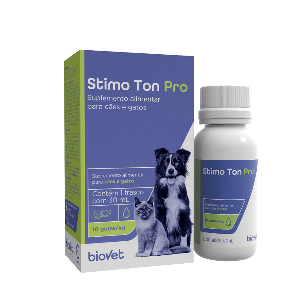 Stimo Ton Pro Suplemento Alimentar para Cães e Gatos