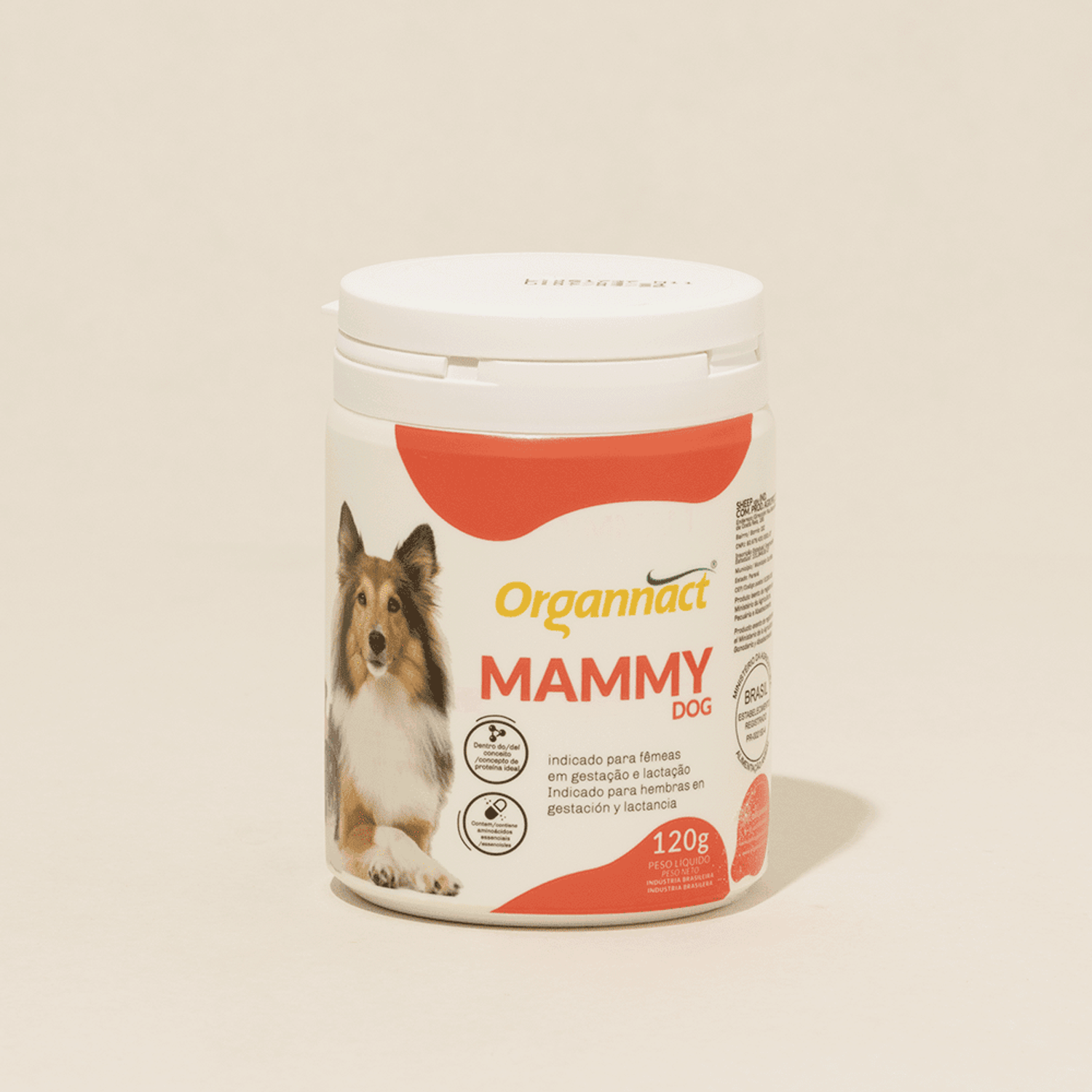 Suplemento Alimentar Organnact Mammy Dog - embalagem frente
