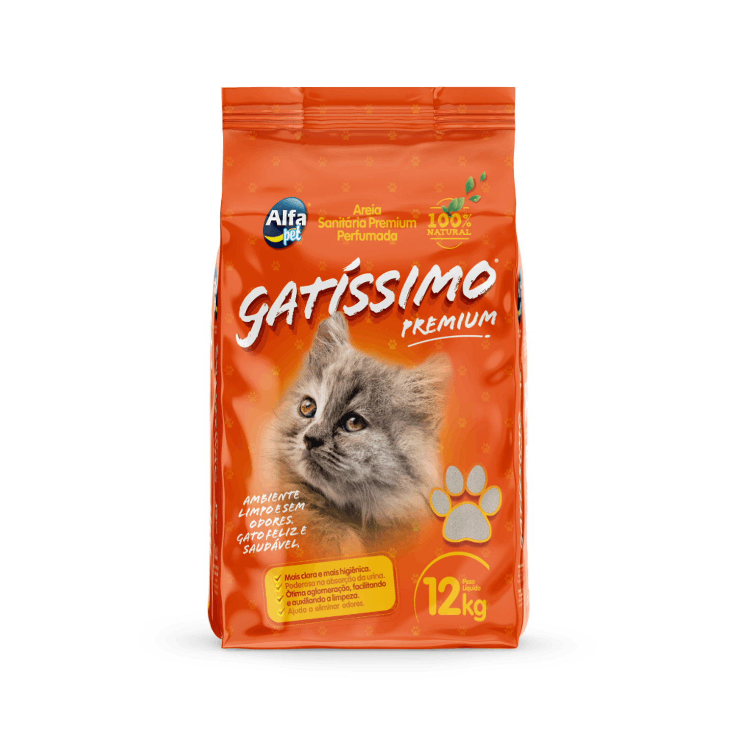 Gatissimo Embalagem 12 kg Frente