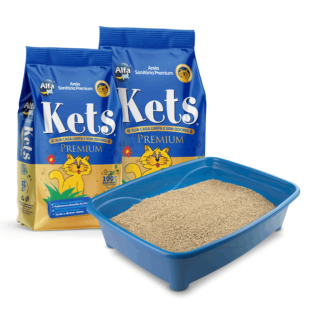 Areia Higiênica Kets Premium Alfa Pet