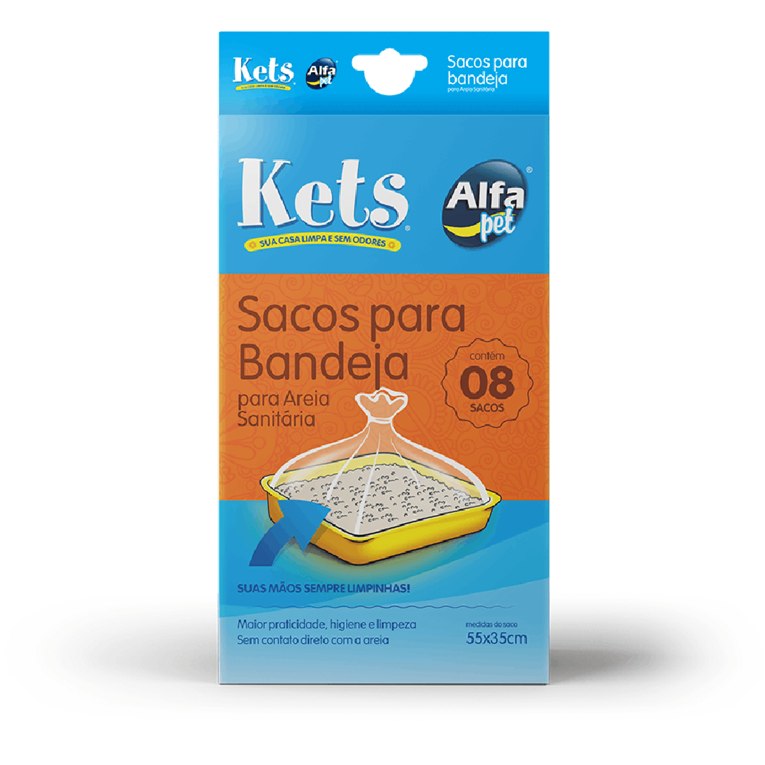 Sacos para Bandeja Frente da Embalagem