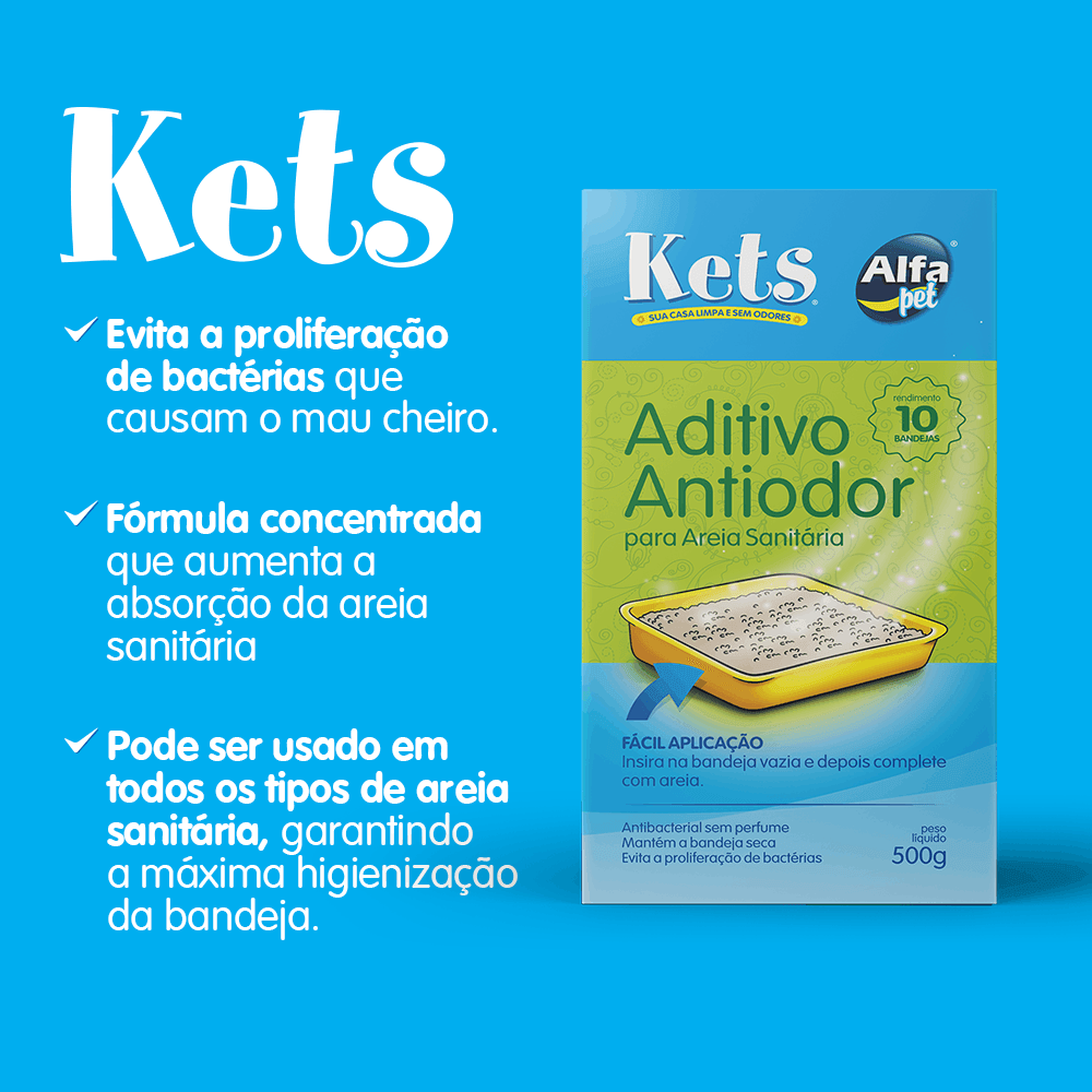 Aditivo Antiodor para Areia Sanitária Kets