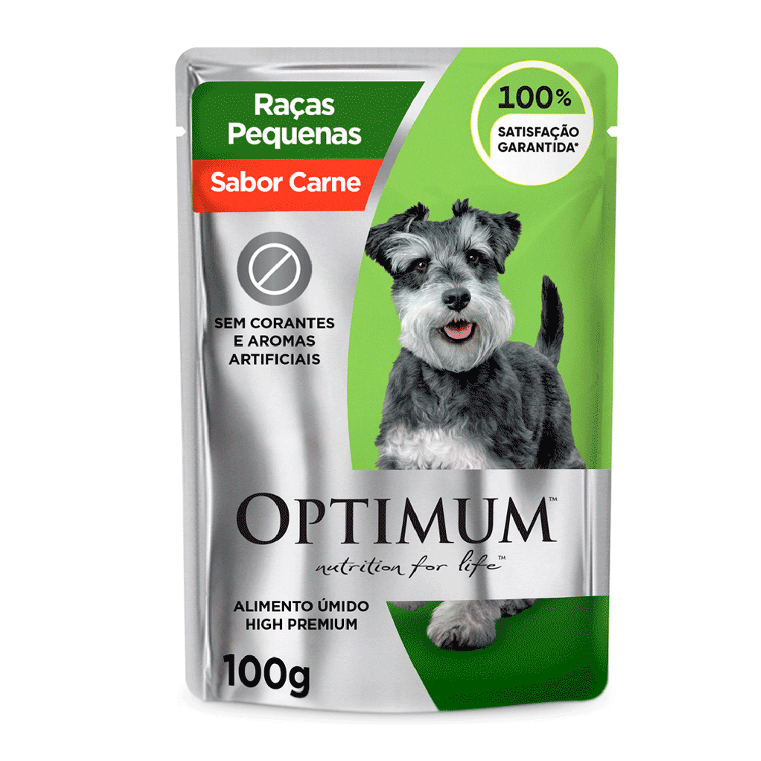 Racao-Umida-Optimum-Sache-Caes-Adultos-Racas-Pequenas-e-Mini-Carne-100g-hero