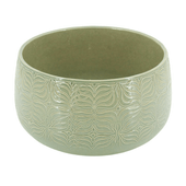 Bacia Bretagne Cerâmica Flor Ts Brasil Menta