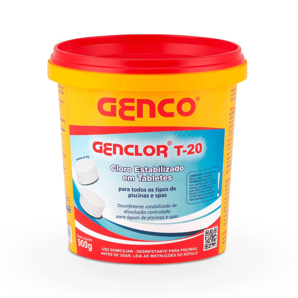 Cloro Genclor Estabilizado Mini Tabletes Genco