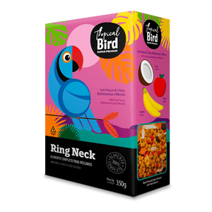 Ração Tropical Bird Ring Neck Zootekna - 350 g