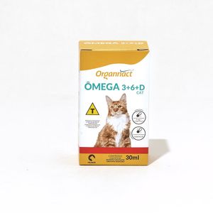 Organnact Ômega 3+6+D para Gatos - 30 ml