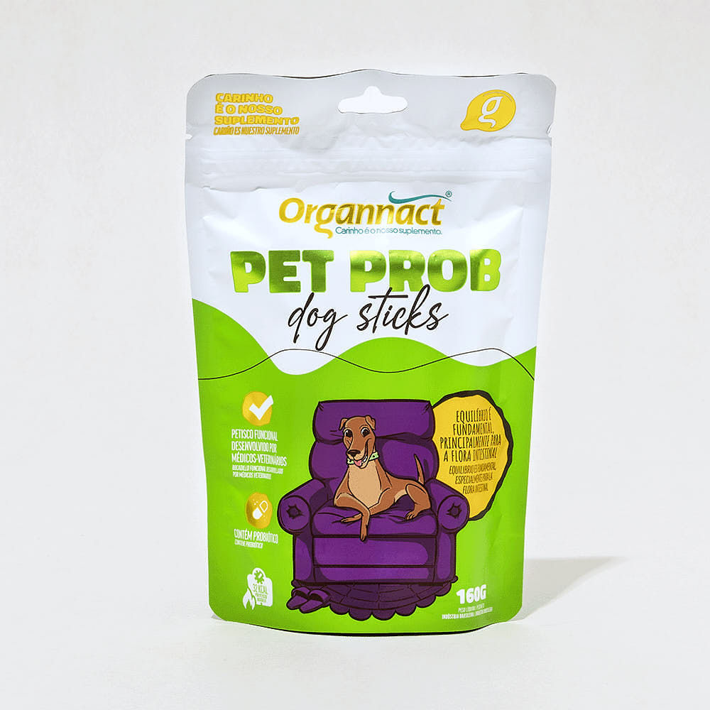 Organnact Pet Prob Dog Sticks para Cães