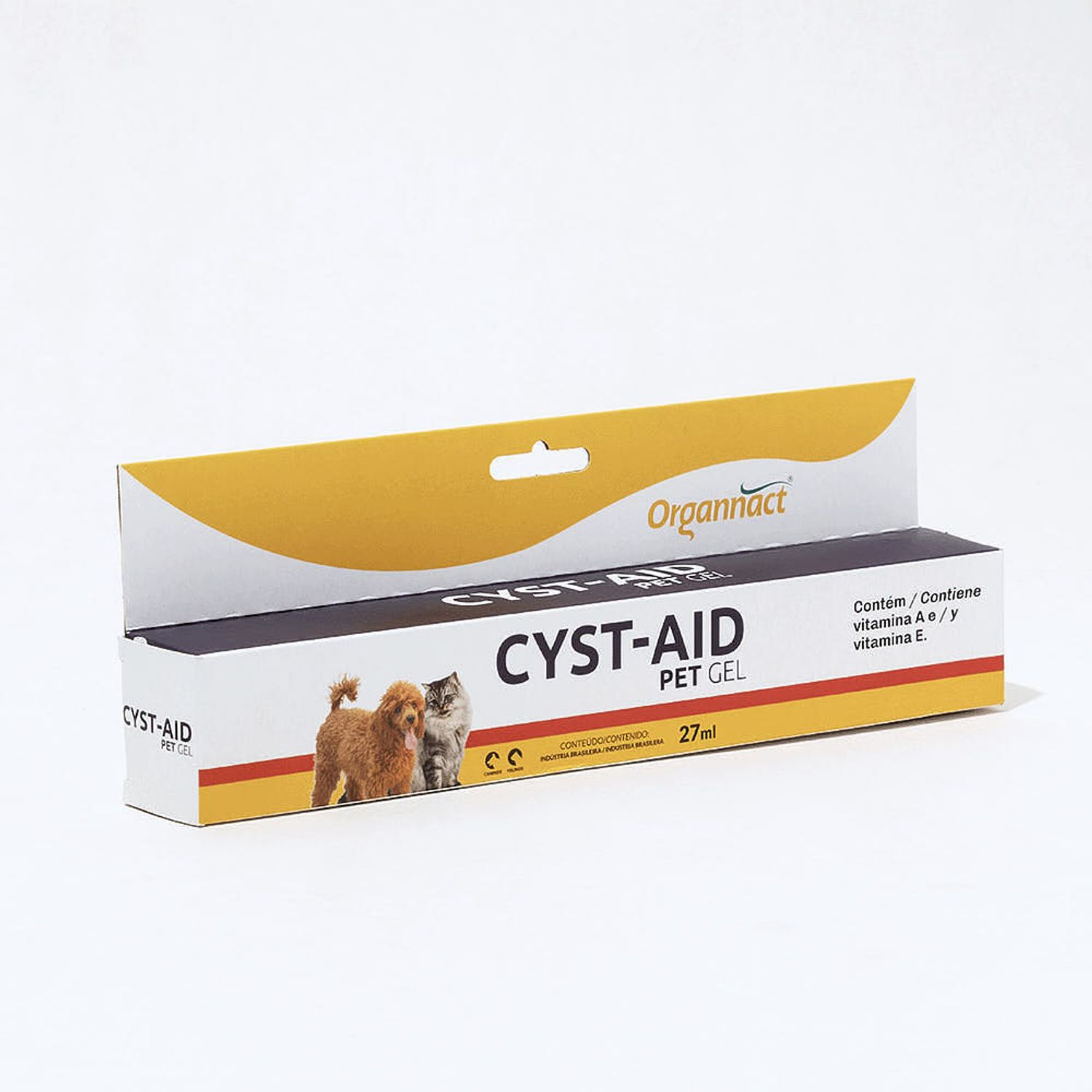 Lateral do Organnact Cyst-Aid Pet